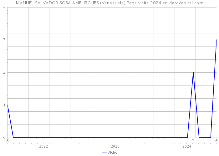 MANUEL SALVADOR SOSA AMBURGUES (Venezuela) Page visits 2024 