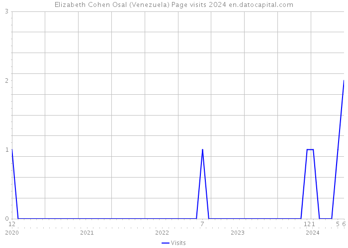 Elizabeth Cohen Osal (Venezuela) Page visits 2024 