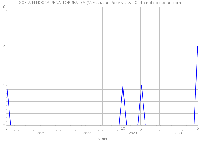 SOFIA NINOSKA PENA TORREALBA (Venezuela) Page visits 2024 