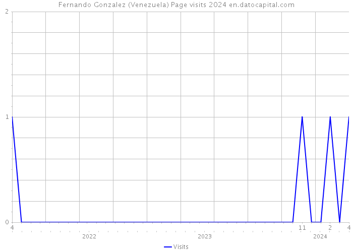 Fernando Gonzalez (Venezuela) Page visits 2024 