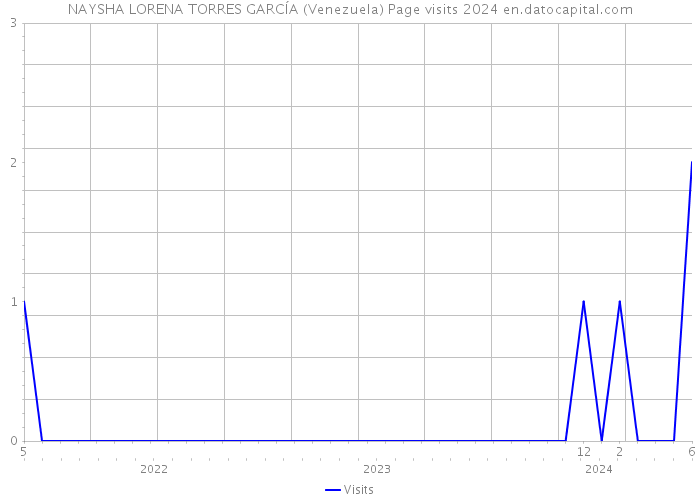 NAYSHA LORENA TORRES GARCÍA (Venezuela) Page visits 2024 