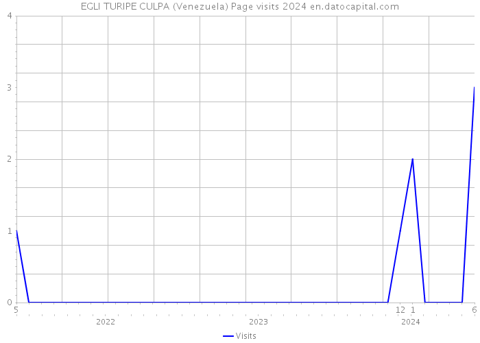 EGLI TURIPE CULPA (Venezuela) Page visits 2024 