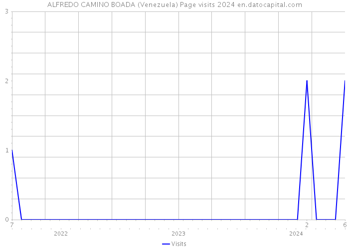 ALFREDO CAMINO BOADA (Venezuela) Page visits 2024 