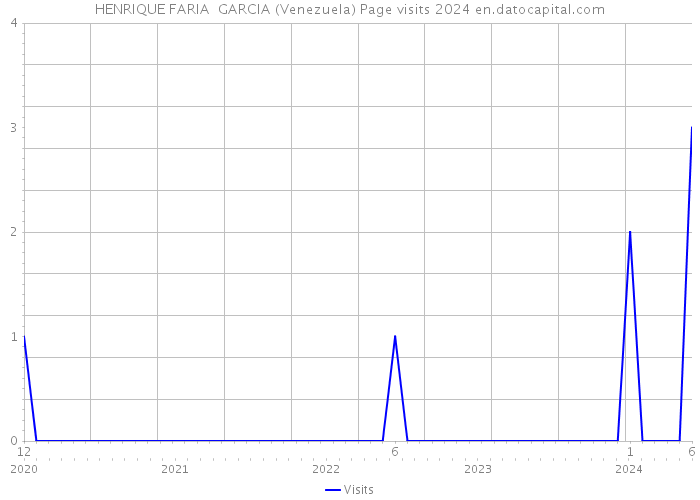 HENRIQUE FARIA GARCIA (Venezuela) Page visits 2024 