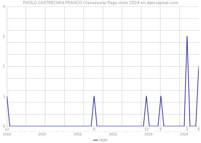 PAOLO CASTRECHINI FRANCO (Venezuela) Page visits 2024 