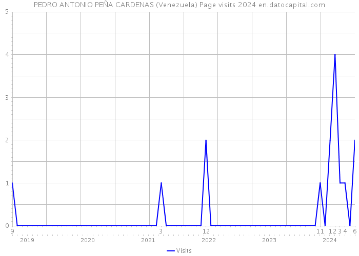 PEDRO ANTONIO PEÑA CARDENAS (Venezuela) Page visits 2024 