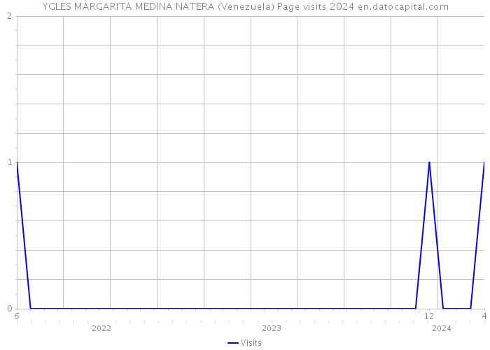 YGLES MARGARITA MEDINA NATERA (Venezuela) Page visits 2024 