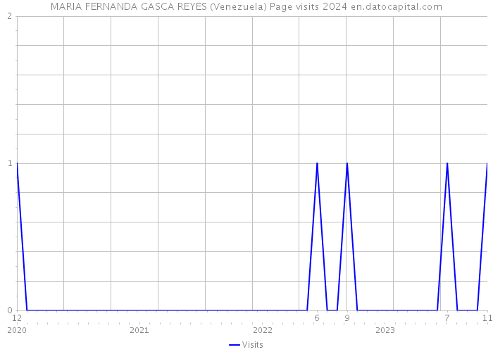 MARIA FERNANDA GASCA REYES (Venezuela) Page visits 2024 