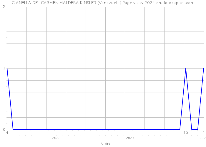 GIANELLA DEL CARMEN MALDERA KINSLER (Venezuela) Page visits 2024 