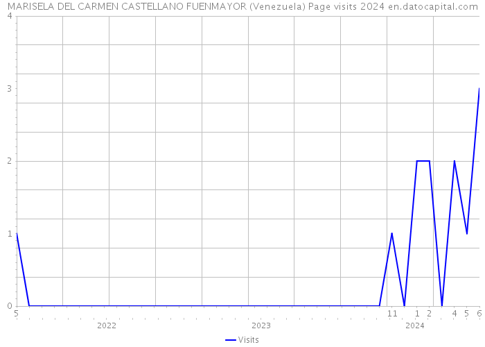 MARISELA DEL CARMEN CASTELLANO FUENMAYOR (Venezuela) Page visits 2024 