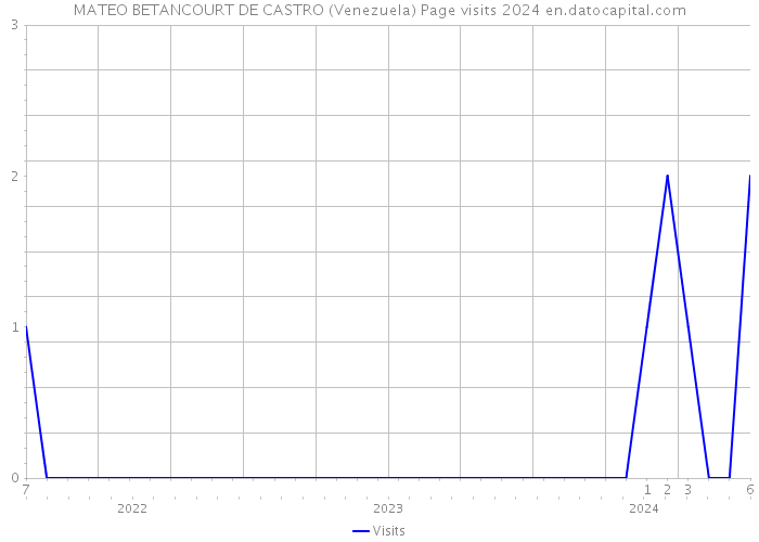 MATEO BETANCOURT DE CASTRO (Venezuela) Page visits 2024 