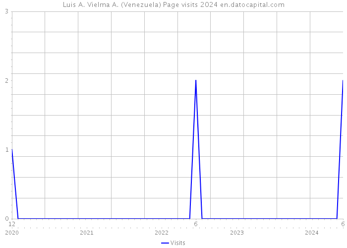 Luis A. Vielma A. (Venezuela) Page visits 2024 