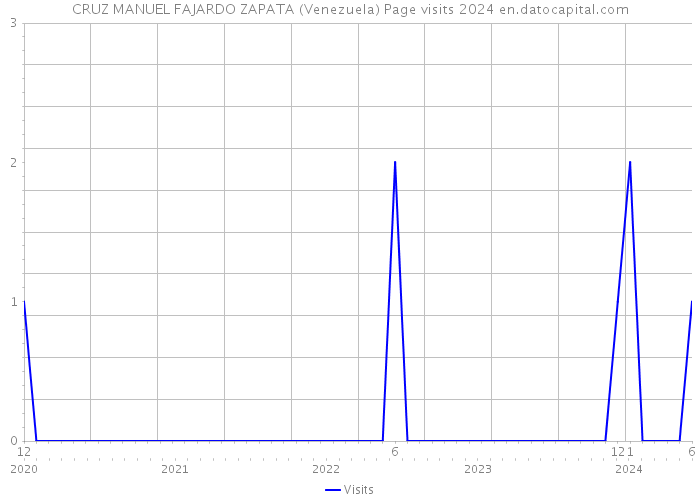 CRUZ MANUEL FAJARDO ZAPATA (Venezuela) Page visits 2024 