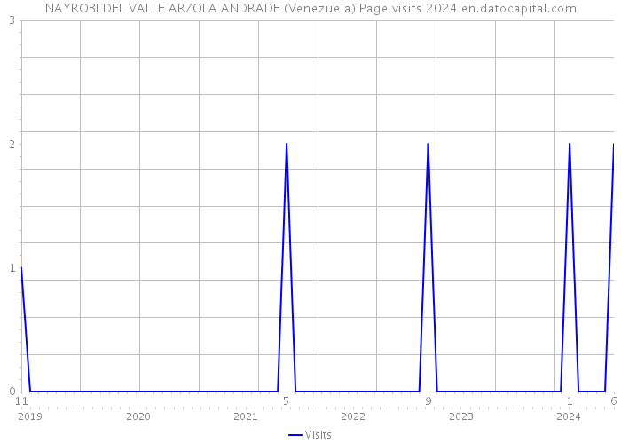 NAYROBI DEL VALLE ARZOLA ANDRADE (Venezuela) Page visits 2024 