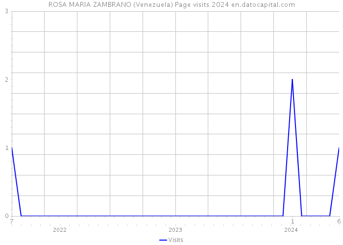 ROSA MARIA ZAMBRANO (Venezuela) Page visits 2024 