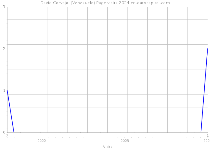 David Carvajal (Venezuela) Page visits 2024 