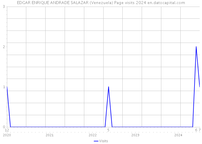 EDGAR ENRIQUE ANDRADE SALAZAR (Venezuela) Page visits 2024 