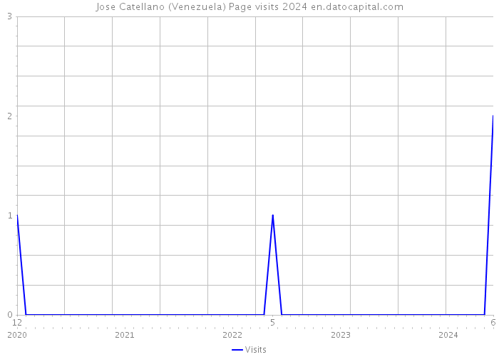 Jose Catellano (Venezuela) Page visits 2024 