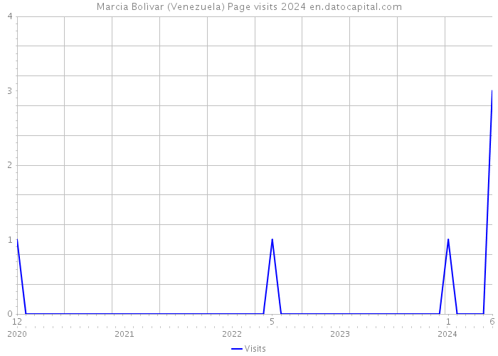 Marcia Bolìvar (Venezuela) Page visits 2024 