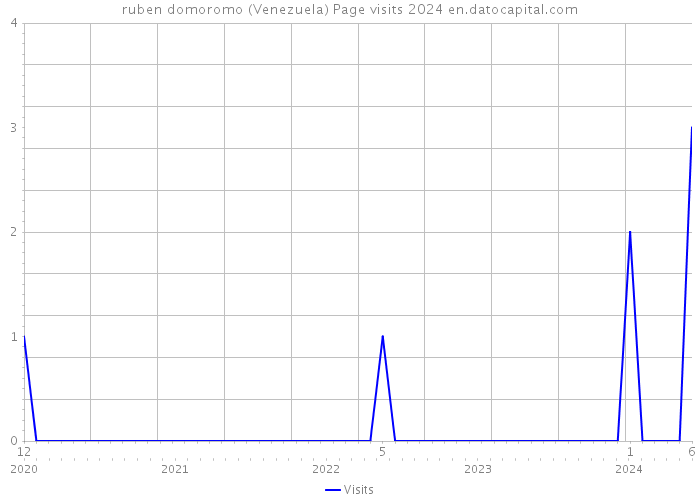 ruben domoromo (Venezuela) Page visits 2024 