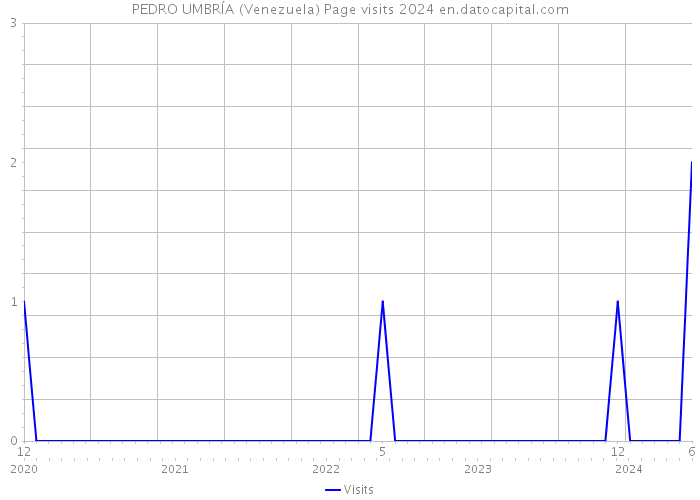 PEDRO UMBRÍA (Venezuela) Page visits 2024 