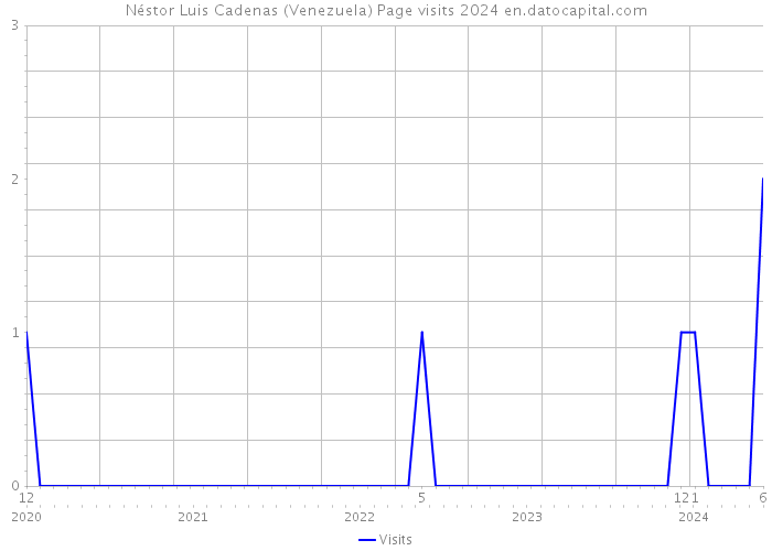 Néstor Luis Cadenas (Venezuela) Page visits 2024 