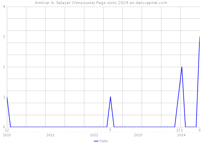 Amilcar A. Salazar (Venezuela) Page visits 2024 