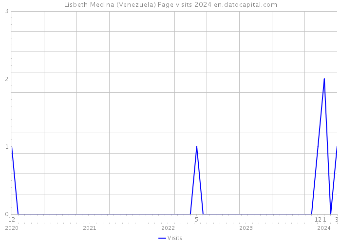 Lisbeth Medina (Venezuela) Page visits 2024 