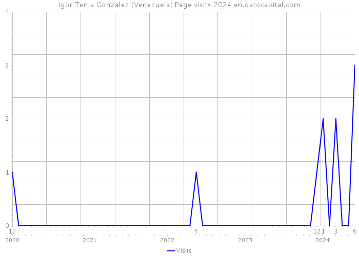 Igor Tenia Gonzalez (Venezuela) Page visits 2024 