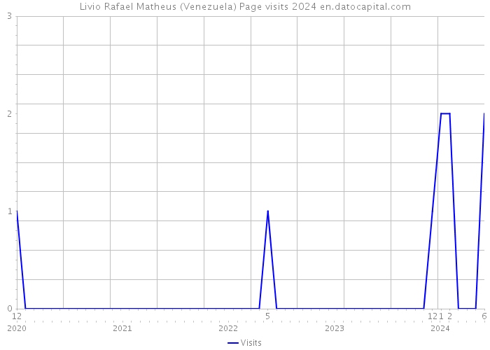 Livio Rafael Matheus (Venezuela) Page visits 2024 