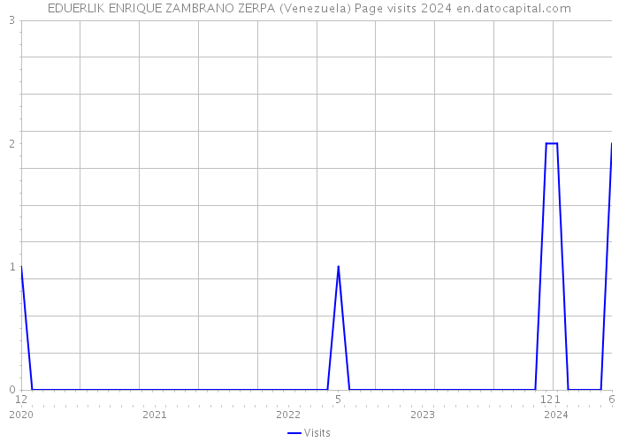 EDUERLIK ENRIQUE ZAMBRANO ZERPA (Venezuela) Page visits 2024 