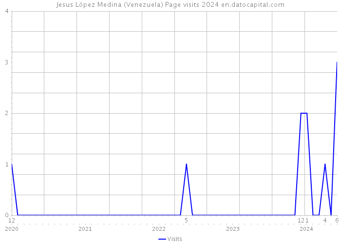 Jesus López Medina (Venezuela) Page visits 2024 