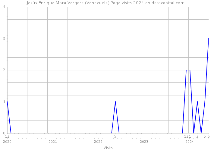 Jesús Enrique Mora Vergara (Venezuela) Page visits 2024 