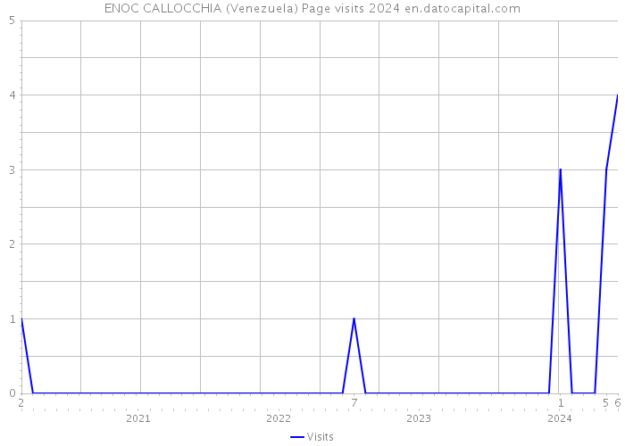 ENOC CALLOCCHIA (Venezuela) Page visits 2024 