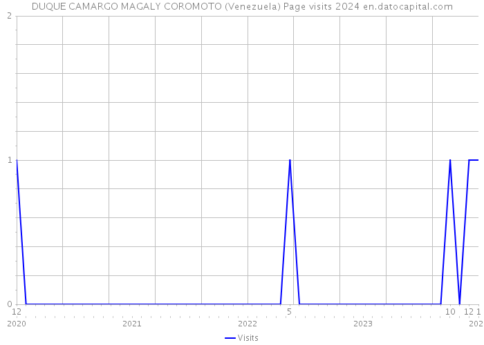 DUQUE CAMARGO MAGALY COROMOTO (Venezuela) Page visits 2024 