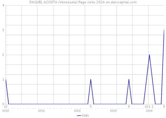 RAQUEL ACOSTA (Venezuela) Page visits 2024 