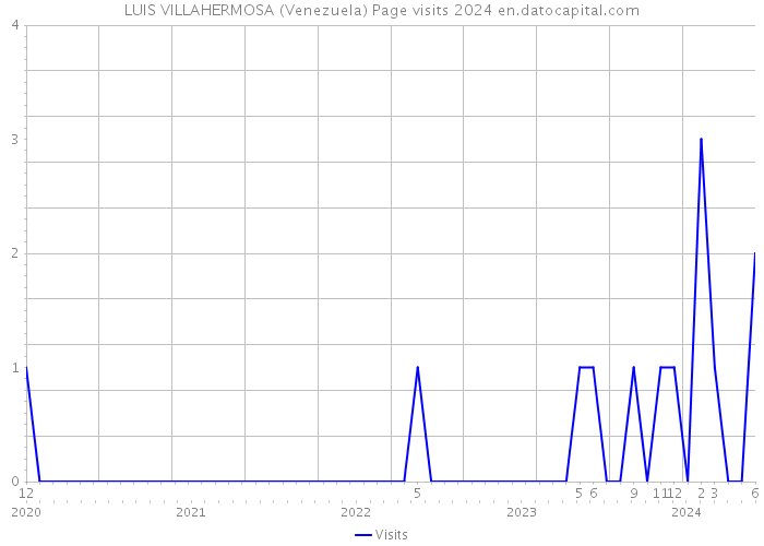 LUIS VILLAHERMOSA (Venezuela) Page visits 2024 