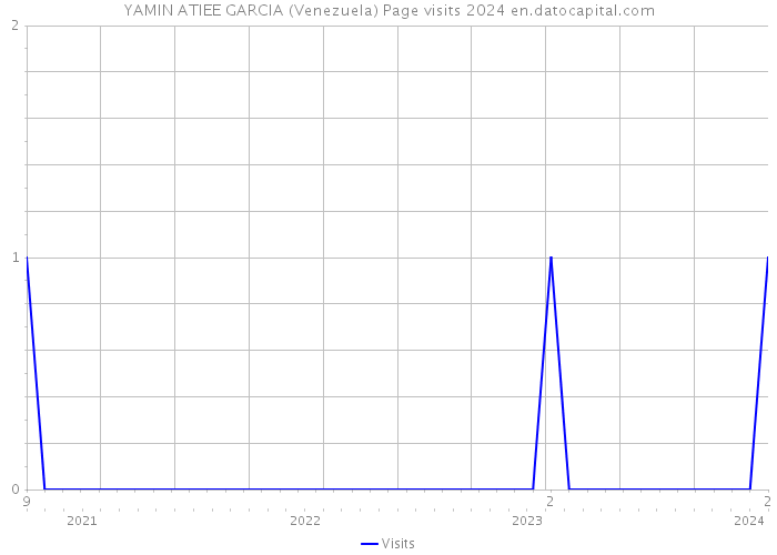 YAMIN ATIEE GARCIA (Venezuela) Page visits 2024 