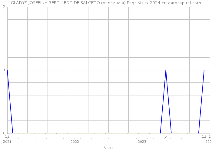 GLADYS JOSEFINA REBOLLEDO DE SALCEDO (Venezuela) Page visits 2024 