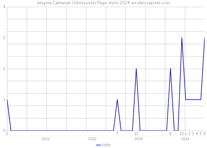 Angela Camaran (Venezuela) Page visits 2024 