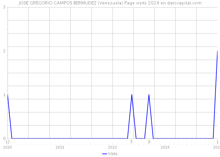JOSE GREGORIO CAMPOS BERMUDEZ (Venezuela) Page visits 2024 