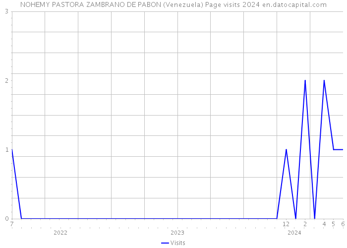 NOHEMY PASTORA ZAMBRANO DE PABON (Venezuela) Page visits 2024 