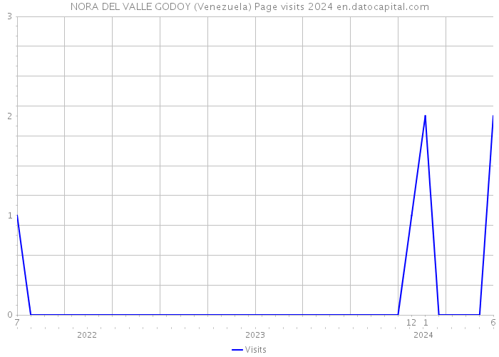 NORA DEL VALLE GODOY (Venezuela) Page visits 2024 