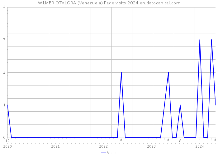 WILMER OTALORA (Venezuela) Page visits 2024 