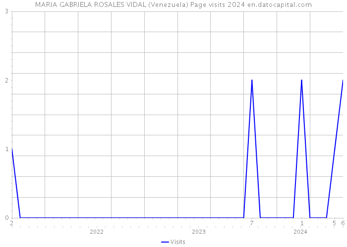 MARIA GABRIELA ROSALES VIDAL (Venezuela) Page visits 2024 