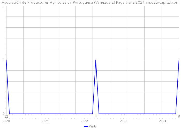 Asociaciòn de Productores Agricolas de Portuguesa (Venezuela) Page visits 2024 