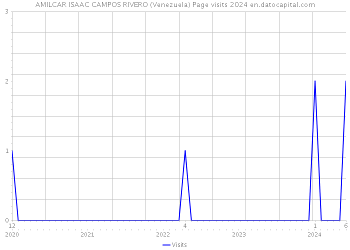 AMILCAR ISAAC CAMPOS RIVERO (Venezuela) Page visits 2024 