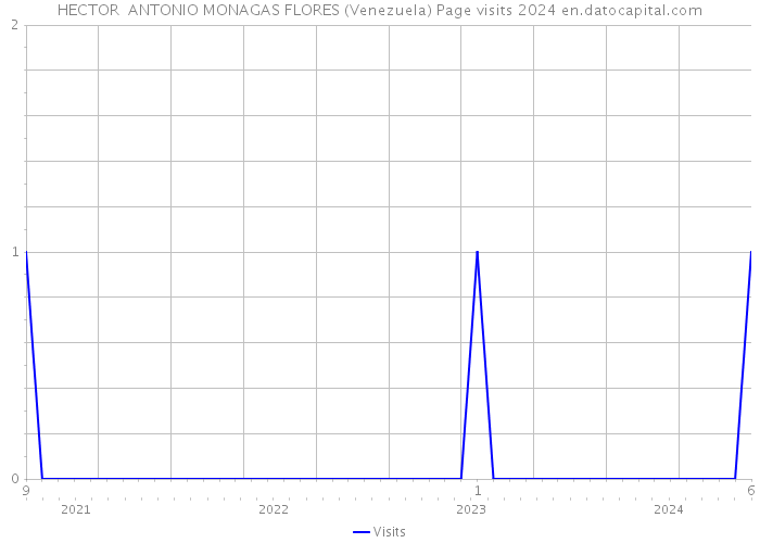 HECTOR ANTONIO MONAGAS FLORES (Venezuela) Page visits 2024 