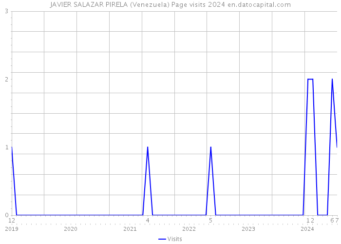 JAVIER SALAZAR PIRELA (Venezuela) Page visits 2024 