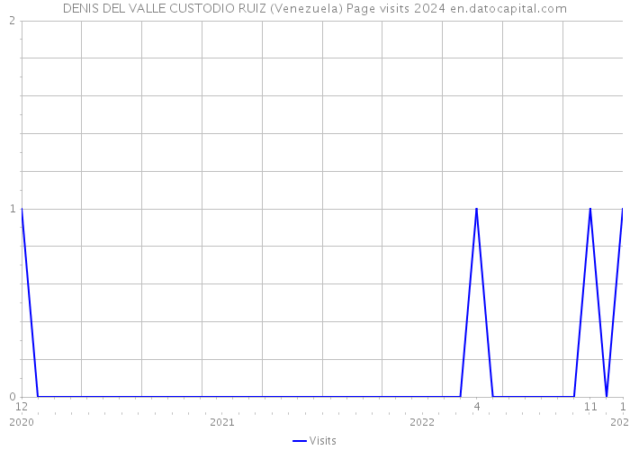 DENIS DEL VALLE CUSTODIO RUIZ (Venezuela) Page visits 2024 